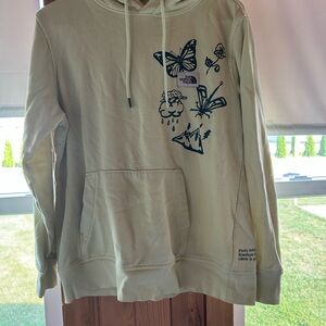 The North Face Women's Graphic Cream Hoodie